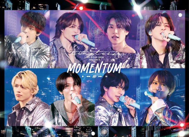 timelesz、全国ツアー『MOMENTUM』のBlu-ray＆DVDジャケット写真解禁